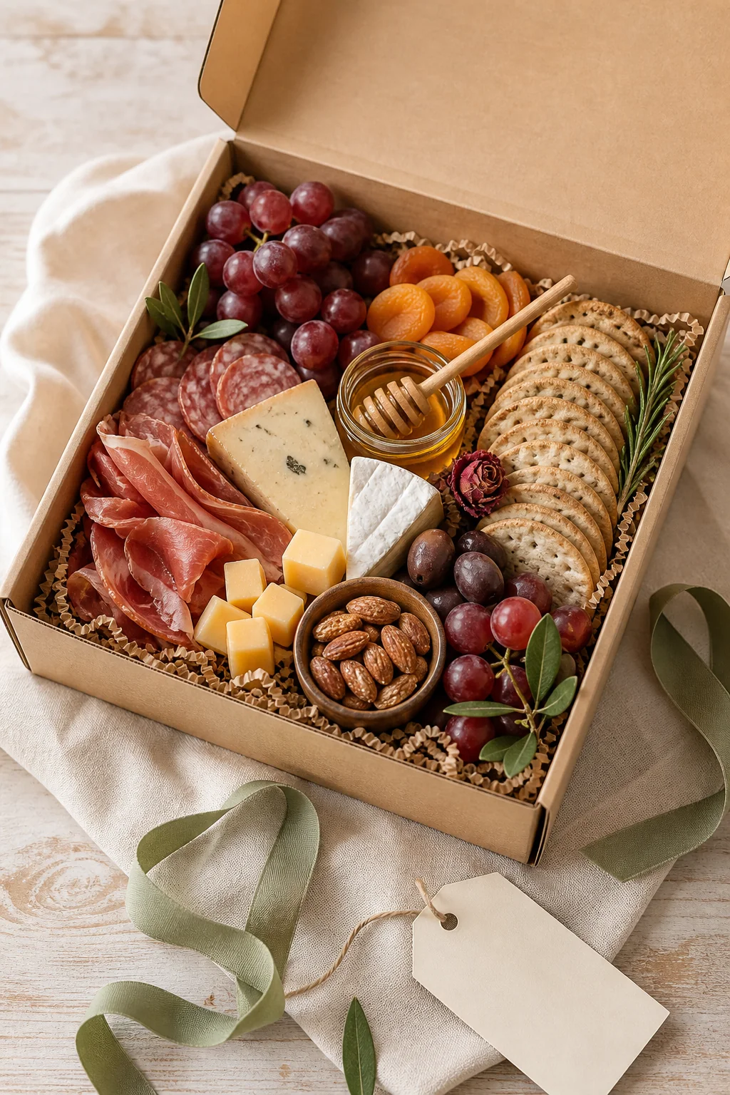 Concept placeholder: charcuterie gift box